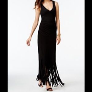 I.N.C Boho Escape Fringe Dress, S/P